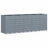 vidaXL F&ouml;rvaring f&ouml;r 5 soptunnor Ljusgr&aring; 340 x 77,5 x 121,5 cm