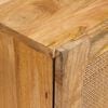 vidaXL Sideboard Brun 60 x 33 x 75 cm Massivt mangotr&auml;