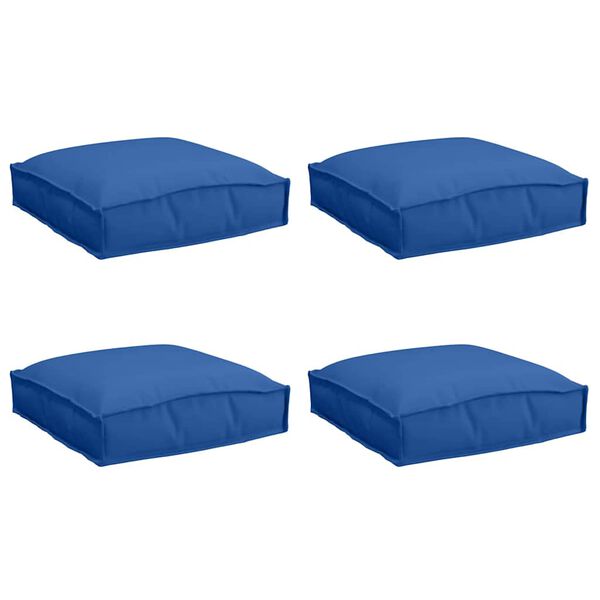 vidaXL Kudde 4 pcs Kungsblå 40 x 40 x 8 cm Oxford Tyg