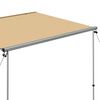 vidaXL Husvagnsmarkis 2,4x2x2,15 m beige
