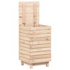 vidaXL Tvättkorg 44x44x76 cm massiv furu