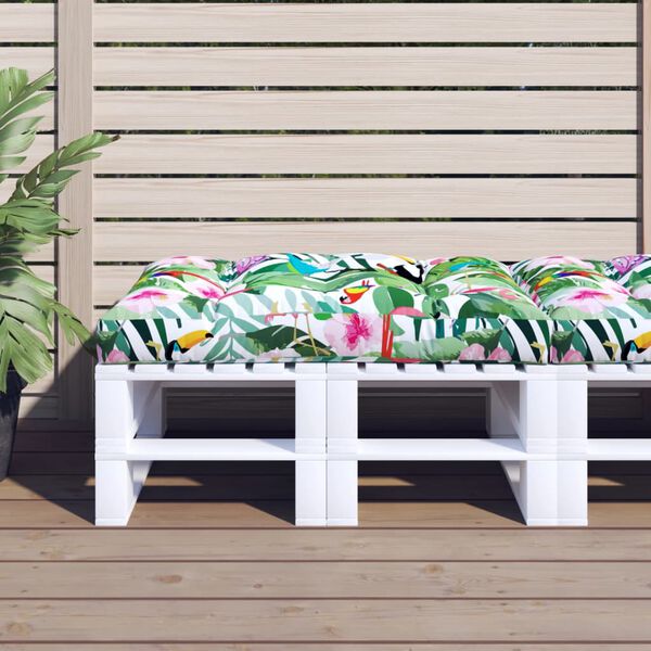 vidaXL Palldyna flerf&auml;rgad 120x80x12 cm tyg