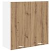 vidaXL H&auml;ngande sk&aring;p Artisan Ek 80 x 31 x 80 cm Konstruerat tr&auml;