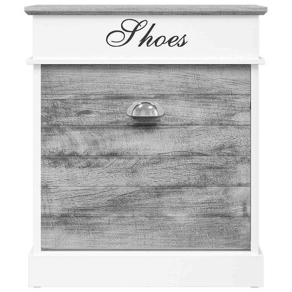 vidaXL Skosk&aring;p gr&aring; 50x28x58 cm kejsartr&auml;