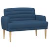 vidaXL Loveseat med knapprapport Bl&aring; 116 x 67 x 80 cm Tyg