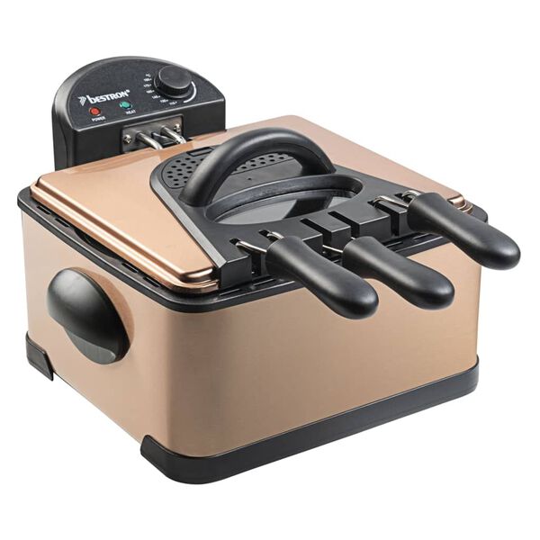 Bestron Frit&ouml;s DF402CO 4,5 L koppar