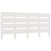 vidaXL S&auml;nggavel vit 200x3x80 cm massiv furu