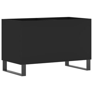 vidaXL Stereob&auml;nk svart 74,5x38x48 cm konstruerat tr&auml;