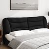 vidaXL Headboard Cushion "Hvar" Black 180 cm Fabric