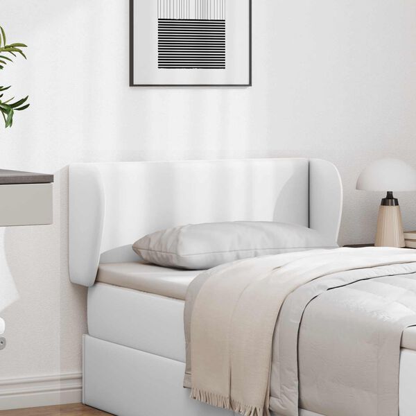 vidaXL S&auml;nggavel &Ouml;ra Ren Vit 40 x 23 x 6 cm Skum och konstruerat tr&auml;