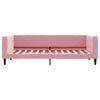 vidaXL Dagb&auml;dd rosa 90x200 cm sammet