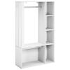 vidaXL Hallgarderob Vit 91 x 32 x 150,5 cm