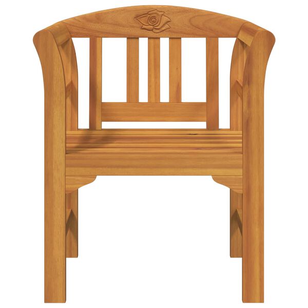 vidaXL b&auml;nk med kudde Naturlig Olja Ytbehandling 68,5 x 46 x 82,5 cm