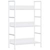 vidaXL Bokhylla 3 hyllor vit 60x27,6x90,5 cm konstruerat tr&auml;