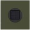 vidaXL Solar LED Stig Ljus 2 pcs Olivgr&ouml;n Kallvalsat st&aring;l