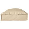 vidaXL Kudde Beige 100 x 40 x 8 cm Oxford Tyg
