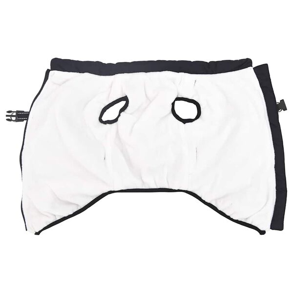 vidaXL Hundt&auml;cke med sele vattent&auml;t reflex marinbl&aring; L44