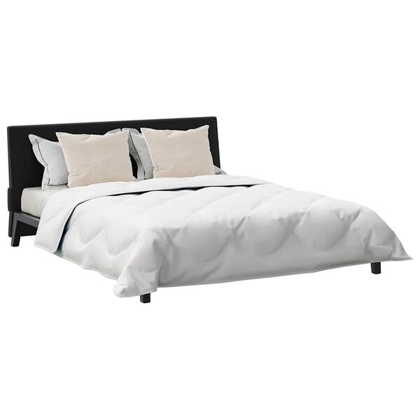 vidaXL Duntäcke med kudde 3 pcs Vit Mikrofiber