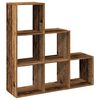vidaXL Bokhylla/Rumsavdelare 3 hyllplan 99x29x99 cm konstruerat tr&auml;