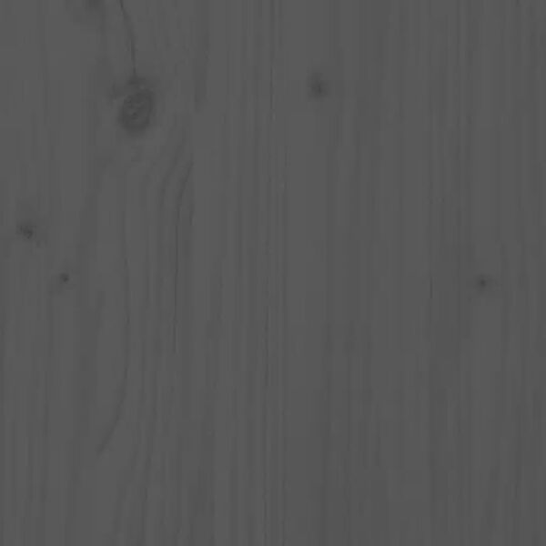 vidaXL S&auml;nggavel gr&aring; 145,5x4x100 cm massiv furu