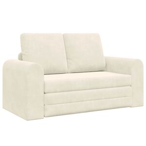 vidaXL Soffs&auml;ng Kr&auml;m 148 x 71 x 83 cm Sammet