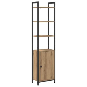 vidaXL Boksk&aring;p 6 niv&aring;er 40 x 24 x 161 cm Konstruerat tr&auml; Artisan Ek