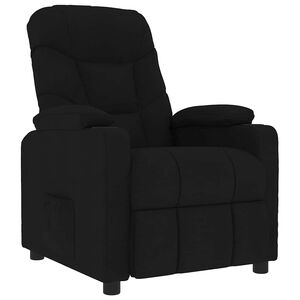 vidaXL Massagef&aring;t&ouml;lj svart tyg