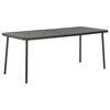 vidaXL Tr&auml;dg&aring;rdsbord m&ouml;rkgr&aring; 180x83x72 cm st&aring;l