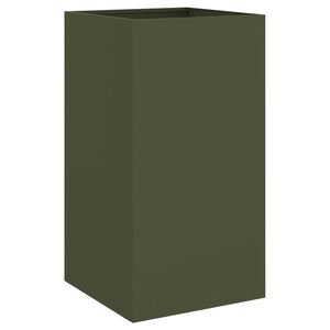 vidaXL Odlingsl&aring;da olivgr&ouml;n 42x38x75 cm st&aring;l