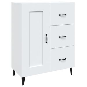 vidaXL Sk&aring;p vit 69,5x34x90 cm konstruerat tr&auml;