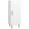 vidaXL Sk&auml;nk vit 34,5x34x90 cm konstruerat tr&auml;