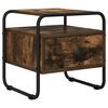 vidaXL Nattduksbord R&ouml;kt ek 40 x 39,5 x 40 cm Konstruerat tr&auml;