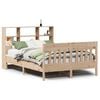 vidaXL S&auml;ngram utan madrass 140x190 cm massiv furu