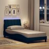 vidaXL Bed Frame without Mattress "Hanko" Blue 90x200cm Fabric