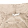 vidaXL Badrock Utan Huva Beige s Flanell