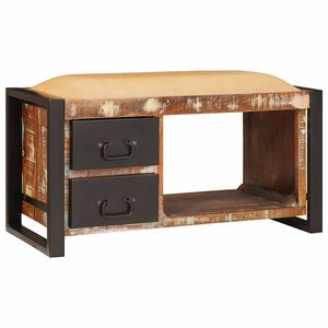 vidaXL F&ouml;rvaringsb&auml;nk Flerf&auml;rgsdesign 80 x 35 x 40 cm