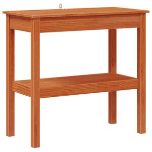 vidaXL Konsolbord VaxBrun 80 x 40 x 75 cm Massivt furu
