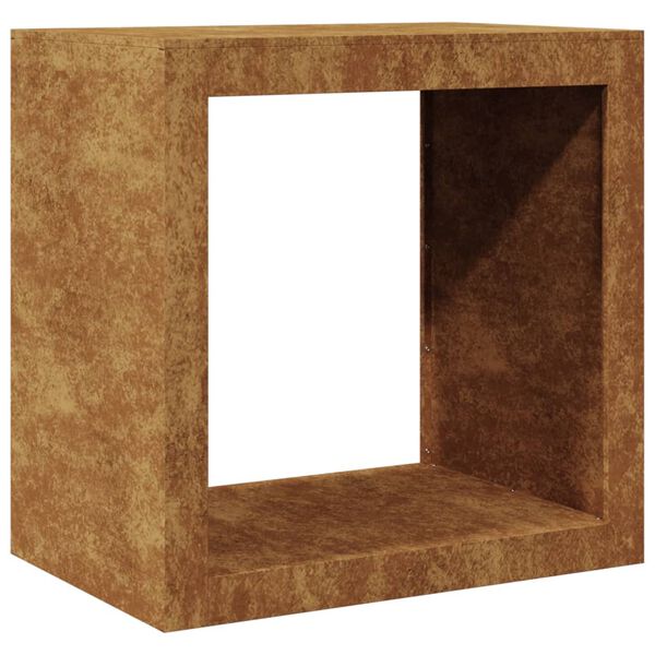 vidaXL Vedst&auml;ll 60x40x60 cm v&auml;derbest&auml;ndigt st&aring;l