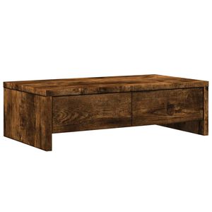 vidaXL Sk&auml;rmst&auml;ll med l&aring;dor r&ouml;kf&auml;rgad ek 50x27x15 cm konstruerat tr&auml;