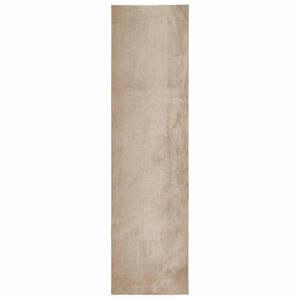 vidaXL Mellanh&ouml;g mjuk och tv&auml;ttbar matta HUARTE Sand 80 x 400 cm