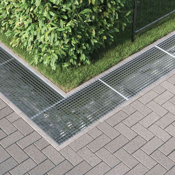 vidaXL Galler Silver 100 x 50 x 2 cm Varmf&ouml;rzinkad st&aring;l