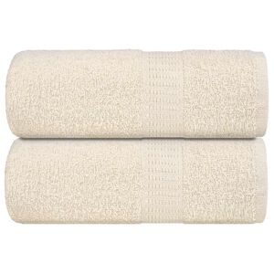 vidaXL Tv&auml;tthanddukar FROGN 2 st gr&auml;ddvit 30x30 cm 360 gsm