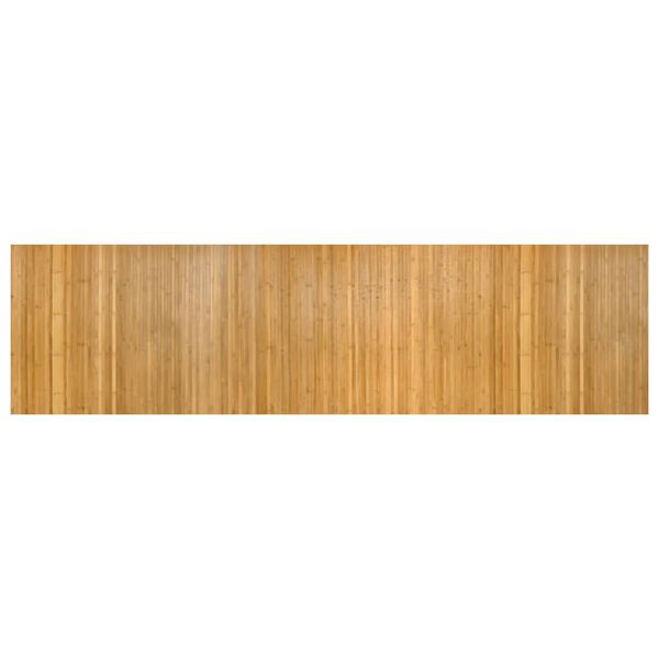 vidaXL Matta rektangul&auml;r naturlig 80x300 cm bambu