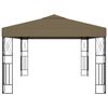 vidaXL Paviljong 3x4 m taupe tyg