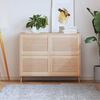 vidaXL Sk&aring;pluckor lamelldesign 4 st 39,5x59,4 cm massiv furu
