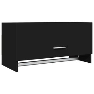 vidaXL Garderob svart 70x32,5x35 cm konstruerat tr&auml;