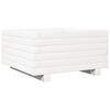 vidaXL Odlingsl&aring;da vit 50x50x26,5 cm massiv furu