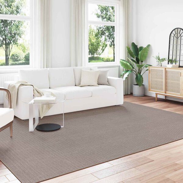 vidaXL Omr&aring;desmattor Rektangul&auml;r LUGO Taupe 340 x 240 cm Polyester