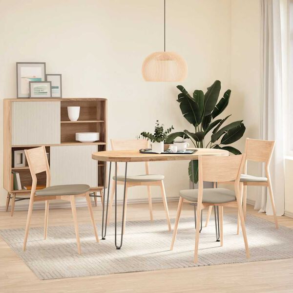 vidaXL h&aring;rn&aring;lsben f&ouml;r konsolbord f&ouml;r konsolbord 4 st naturst&aring;l 72 cm massivt st&aring;l