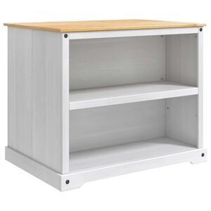vidaXL K&ouml;ks&ouml; set Vit och Honungsvax 112 x 77 x 91,5 cm Massivt furu